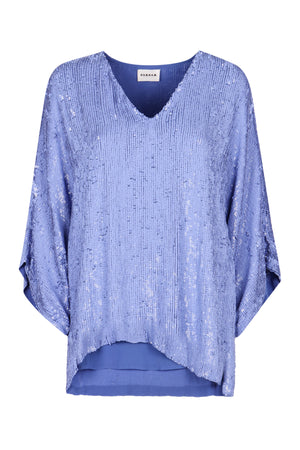 Blusa in paillettes-0